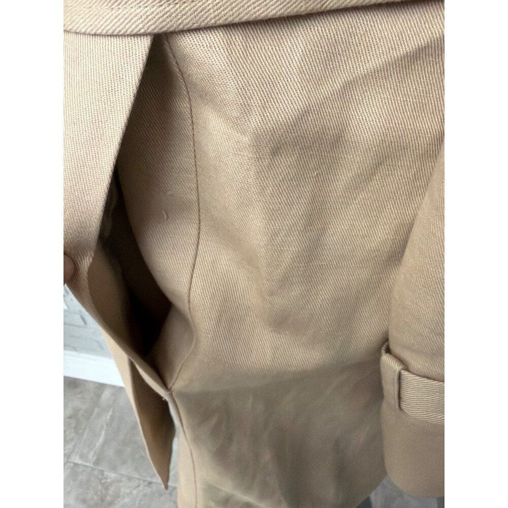 Jones New York Women’s Tan Double Breasted Trench Coat Size M - Picture 9 of 11